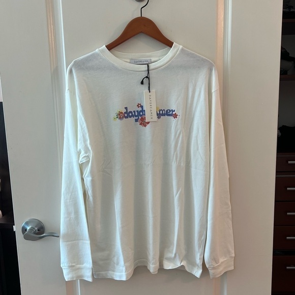 DAYDREAMER Logo Floral Long Sleeve Graphic T-Shirt NWT - Picture 6 of 16